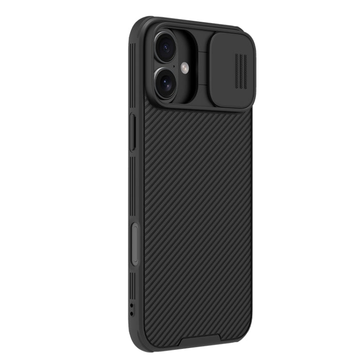 For iPhone 16 NILLKIN CamShield Pro Magnetic PC Phone Case(Black) - iPhone 16 Cases by NILLKIN | Online Shopping UK | buy2fix