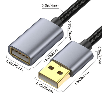 USB2.0 A Male to A Female Extension Data Charging Cable, Length:10m - USB Cable by buy2fix | Online Shopping UK | buy2fix