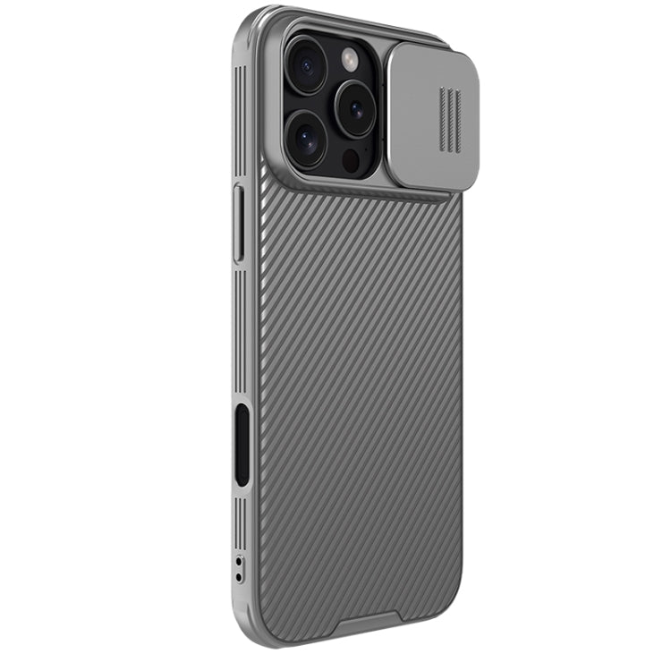 For iPhone 16 Pro Max NILLKIN CamShield Pro PC Phone Case(Grey) - iPhone 16 Pro Max Cases by NILLKIN | Online Shopping UK | buy2fix