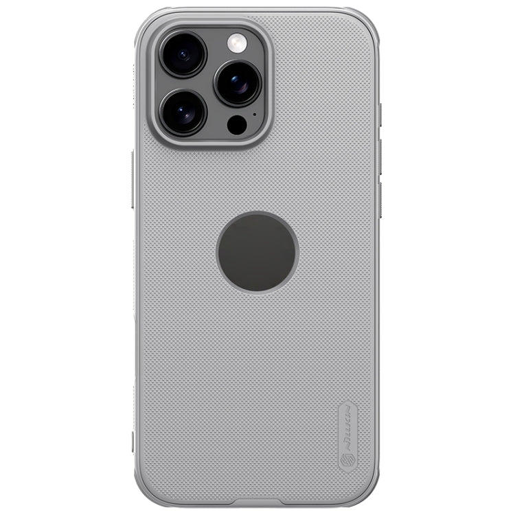 For iPhone 16 Pro Max NILLKIN Frosted Shield Pro PC + TPU Phone Case(Grey) - iPhone 16 Pro Max Cases by NILLKIN | Online Shopping UK | buy2fix