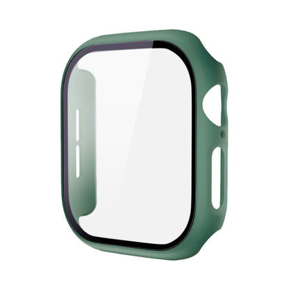 For Apple Watch Series 10 46mm imak Integrated Watch Case with Film(Green) - Watch Cases by imak | Online Shopping UK | buy2fix