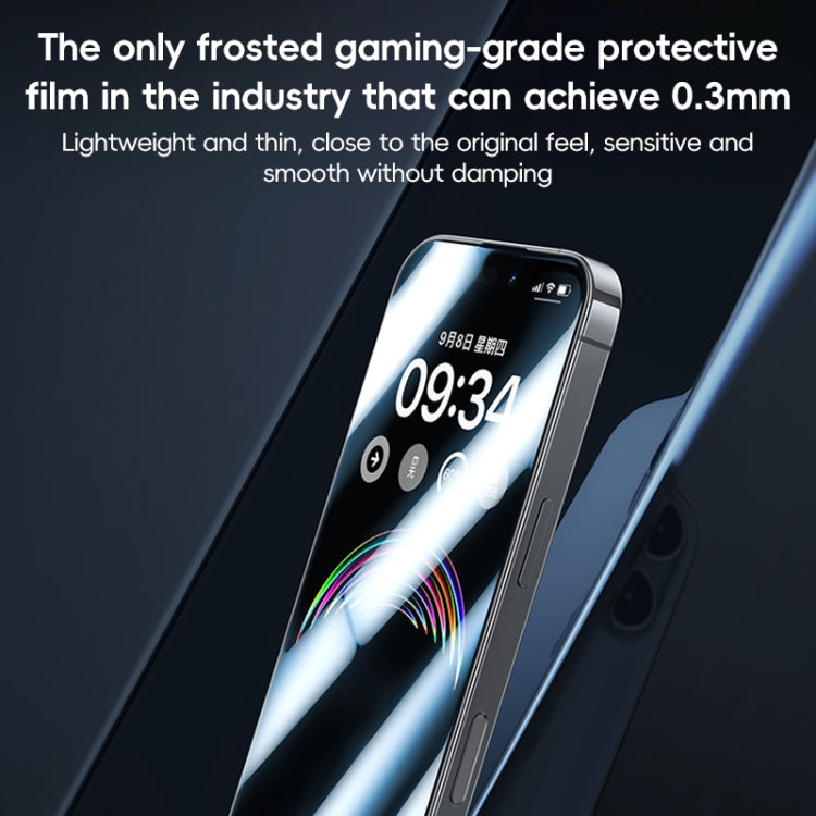 For iPhone 16 Plus Benks Ice Sense Gaming Frosted Tempered Glass Film - iPhone 16 Plus Tempered Glass by Benks | Online Shopping UK | buy2fix