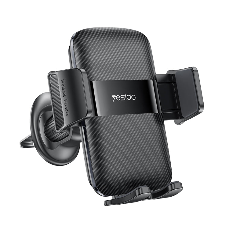 Yesido C251 Car Air Outlet Gravity Clamp Mobile Phone Holder(Black) - Car Holders by Yesido | Online Shopping UK | buy2fix