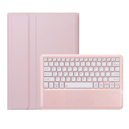 For Huawei MatePad Pro 12.2 Ultra-thin Detachable Bluetooth Keyboard Leather Tablet Case(Pink White) - Others Keyboard by buy2fix | Online Shopping UK | buy2fix