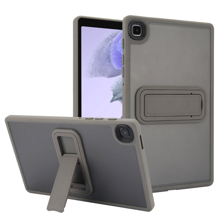 For Samsung Galaxy Tab A7 Lite Skin Feel Holder PC Hybrid TPU Tablet Case(Grey) - Tab A7 Lite T220 / T225 by buy2fix | Online Shopping UK | buy2fix