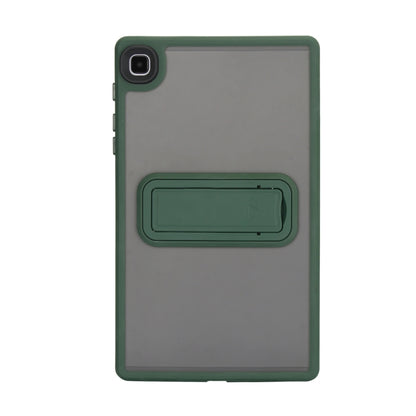 For Samsung Galaxy Tab S6 Lite P610 / P615 Skin Feel Holder PC Hybrid TPU Tablet Case(Dark Green) - Tab S6 Lite P610 / P615 by buy2fix | Online Shopping UK | buy2fix