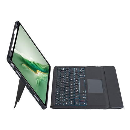 For Honor MagicPad 2 12.3 Detachable Backlit Bluetooth Keyboard Leather Case with Touchpad(Black) - Huawei Keyboard by buy2fix | Online Shopping UK | buy2fix