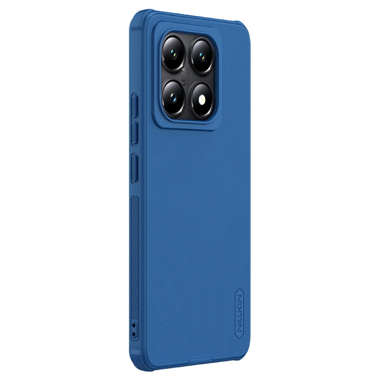 For Xiaomi 14T Pro NILLKIN Frosted Shield Pro PC + TPU Phone Case(Blue) - 14T Pro Cases by NILLKIN | Online Shopping UK | buy2fix