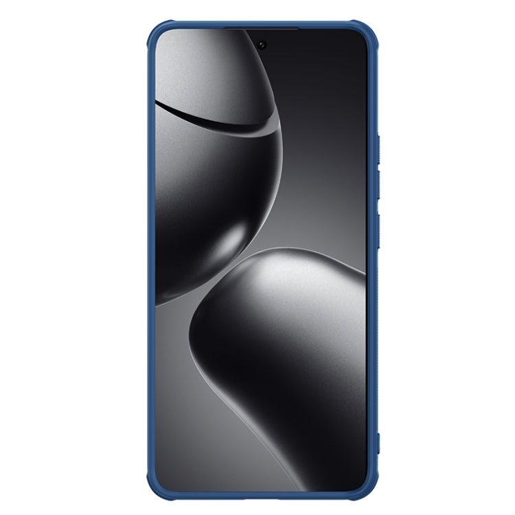 For Xiaomi 14T Pro NILLKIN Frosted Shield Pro PC + TPU Phone Case(Blue) - 14T Pro Cases by NILLKIN | Online Shopping UK | buy2fix