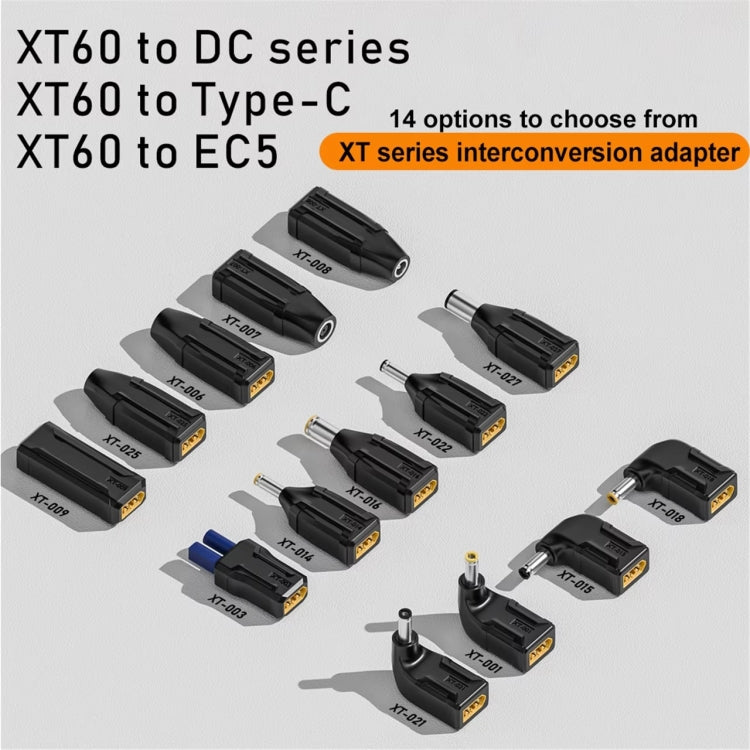 XT-014 XT60 to 5.5x2.5 Interchange Adapter - Universal Power Adapter by buy2fix | Online Shopping UK | buy2fix