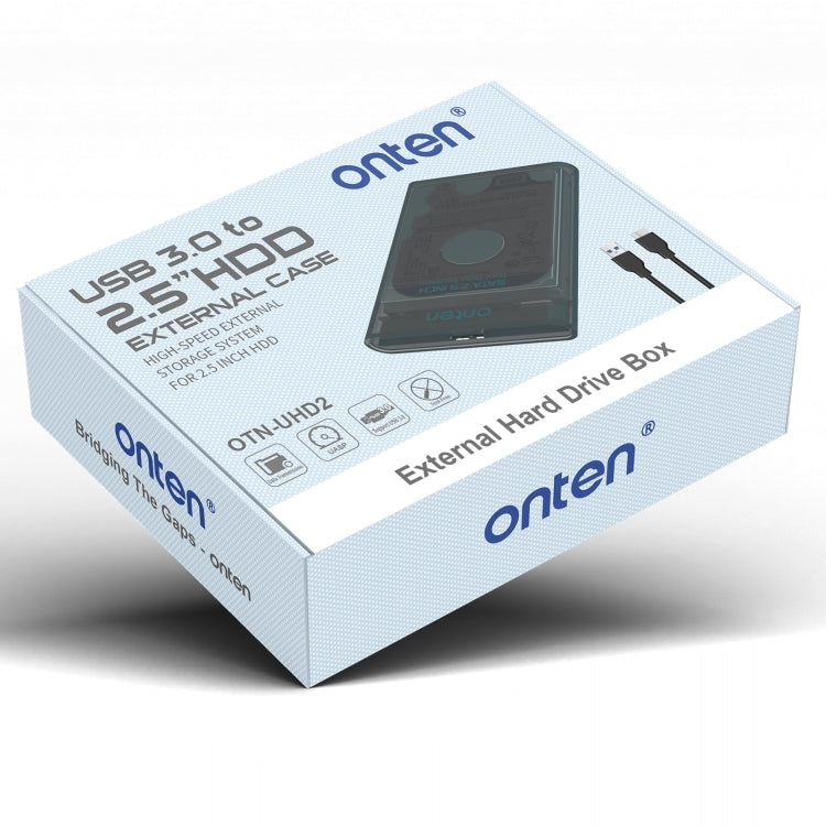 Onten UHD2 5Gbps USB 3.0 to 2.5 inch External Hard Drive Box HDD - Solid State Drives by Onten | Online Shopping UK | buy2fix