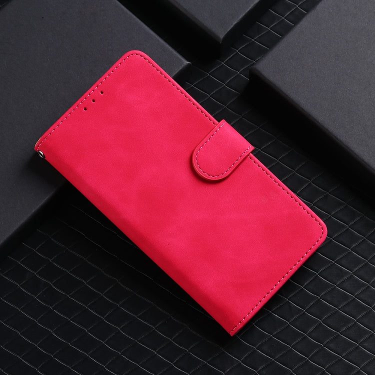 For Blackview A80 Solid Color Skin Feel Magnetic Buckle Horizontal Flip Calf Texture PU Leather Case with Holder & Card Slots & Wallet(Rose Red) - More Brand by buy2fix | Online Shopping UK | buy2fix