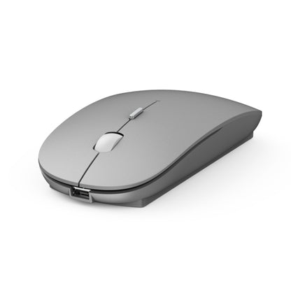 WIWU Wimic Lite WM102 2.4G Simple Office Home Rechargeable Mute Wireless Mouse(Silver) - Wireless Mice by WIWU | Online Shopping UK | buy2fix