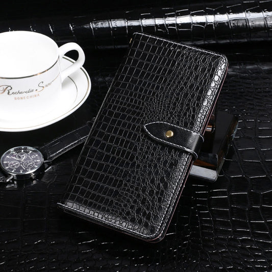 For Blackview BV5500 idewei Crocodile Texture Horizontal Flip Leather Case with Holder & Card Slots & Wallet(Black) - More Brand by idewei | Online Shopping UK | buy2fix