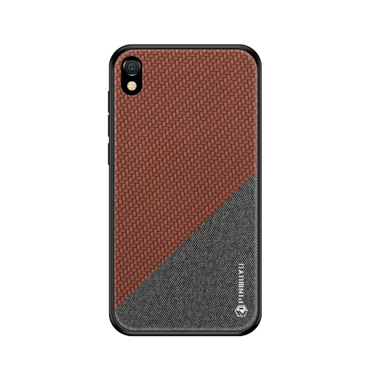 PINWUYO Honors Series Shockproof PC + TPU Protective Case for Huawei Y5 (2019) / Honor 8S (Brown) - Honor Cases by PINWUYO | Online Shopping UK | buy2fix