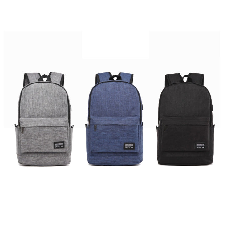 Universal Multi-Function Oxford Cloth Laptop Shoulders Bag Backpack with External USB Charging Port, Size: 45x31x16cm, For 15.6 inch and Below Macbook, Samsung, Lenovo, Sony, DELL Alienware, CHUWI, ASUS, HP(Black) - Backpack by buy2fix | Online Shopping UK | buy2fix