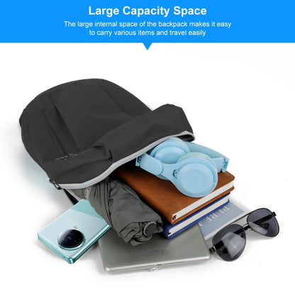 HAWEEL Large Capacity Multifunctional Backpack Portable Lightweight Bag (Black) - Kettle Bags by HAWEEL | Online Shopping UK | buy2fix