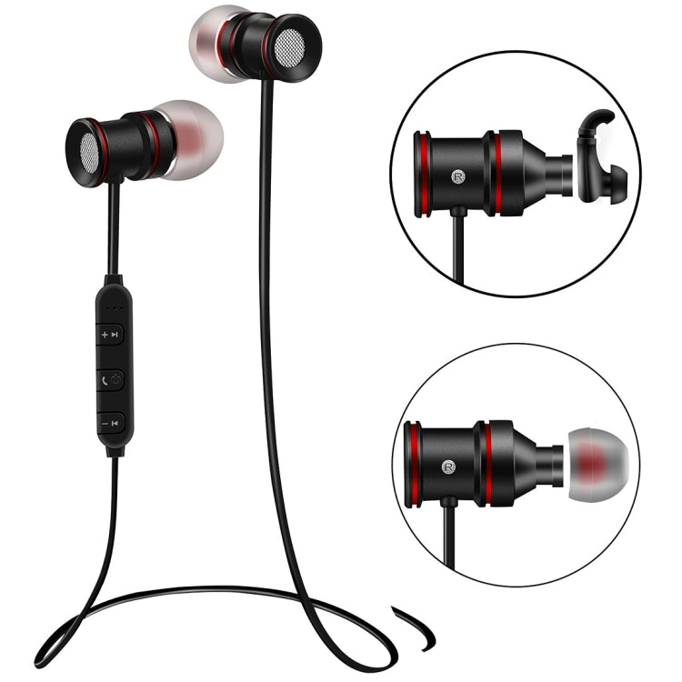 BTH-828 Magnetic In-Ear Sport Wireless Bluetooth V4.1 Stereo Waterproof Earbuds Earphone with Mic, for iPhone, Samsung, HTC, LG, Sony and other Smartphones - Bluetooth Earphone by buy2fix | Online Shopping UK | buy2fix