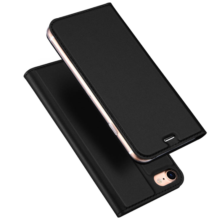 DUX DUCIS Skin Pro Series Leather Case for iPhone SE 2022 / SE 2020 / 8 / 7(Black) - More iPhone Cases by DUX DUCIS | Online Shopping UK | buy2fix