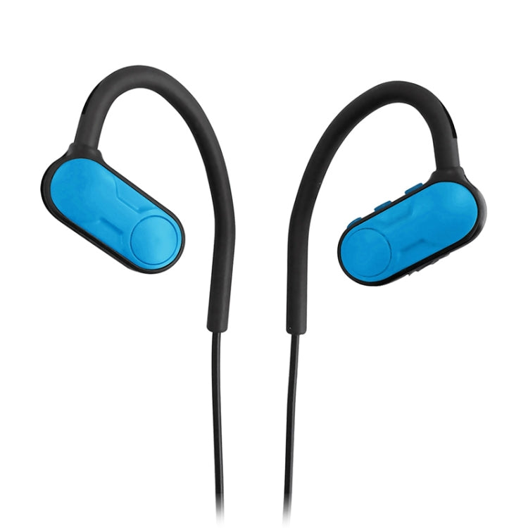 BTH-Y9 Ultra-light Ear-hook Wireless V4.1 Bluetooth Earphones with Mic(Blue) - Bluetooth Earphone by buy2fix | Online Shopping UK | buy2fix