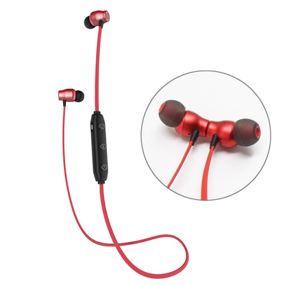 XRM-X5 Sports IPX4 Waterproof Magnetic Earbuds Wireless Bluetooth V4.1 Stereo In-ear Headset, For iPhone, Samsung, Huawei, Xiaomi, HTC and Other Smartphones(Red) - Bluetooth Earphone by buy2fix | Online Shopping UK | buy2fix