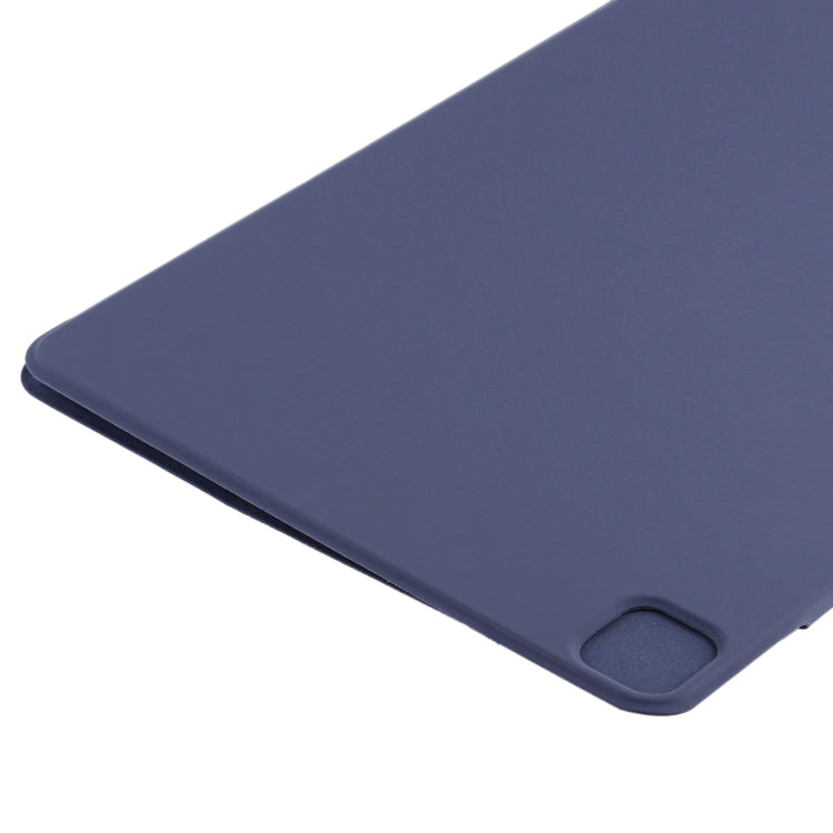 For iPad Air 13 2024 / Pro 12.9 2020 Double-sided Magnetic Flip PU Leather Tablet Case With Holder & Sleep / Wake-up Function(Dark Blue) - iPad Pro 12.9 (2020) Cases by buy2fix | Online Shopping UK | buy2fix