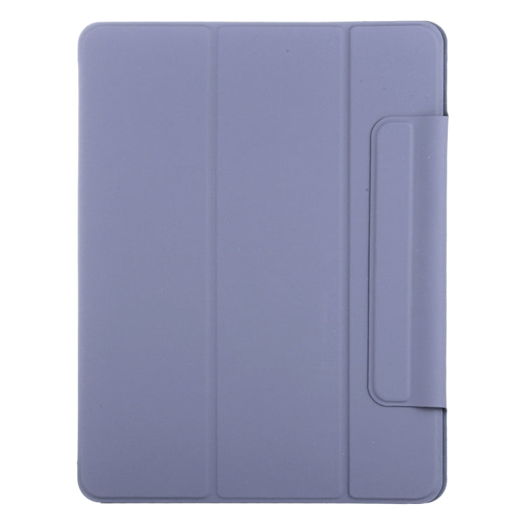 For iPad Air 13 2024 / Pro 12.9 2020 Double-sided Magnetic Flip PU Leather Tablet Case With Holder & Sleep / Wake-up Function(Purple) - iPad Pro 12.9 (2020) Cases by buy2fix | Online Shopping UK | buy2fix