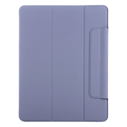 For iPad Air 13 2024 / Pro 12.9 2020 Double-sided Magnetic Flip PU Leather Tablet Case With Holder & Sleep / Wake-up Function(Purple) - iPad Pro 12.9 (2020) Cases by buy2fix | Online Shopping UK | buy2fix