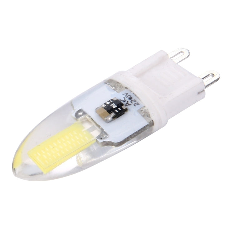 3W COB LED Light , G9 300LM Silicone Dimmable SMD 1505 for Halls / Office / Home, AC 220-240V(White Light) - LED Blubs & Tubes by buy2fix | Online Shopping UK | buy2fix