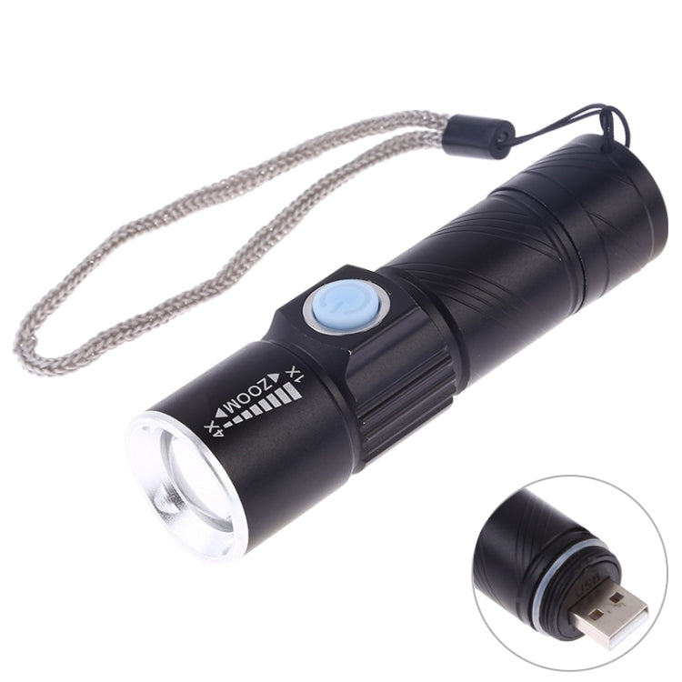 Ultra Bright Rechargeable LED Torch Flashlight - LED Flashlight by buy2fix | Online Shopping UK | buy2fix