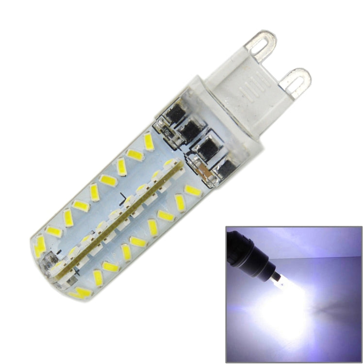 G9 5W 450LM 72 LED SMD 3014 Dimmable Silicone Corn Light Bulb,  AC 110V (White Light) - LED Blubs & Tubes by buy2fix | Online Shopping UK | buy2fix