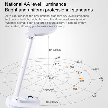 LED Student Learning Eye Protection Foldable Rechargeable Desk Lamp, Built-in 8000mAh Battery - Desk Lamps by buy2fix | Online Shopping UK | buy2fix