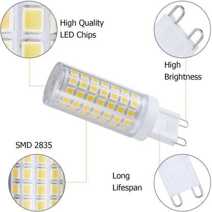 G9 102 LEDs SMD 2835 6000-6500K LED Corn Light, AC 110V (White Light) - LED Blubs & Tubes by buy2fix | Online Shopping UK | buy2fix