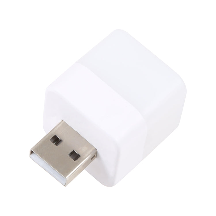 Cube LED USB Mini Night Light (White Light) - USB Light by buy2fix | Online Shopping UK | buy2fix