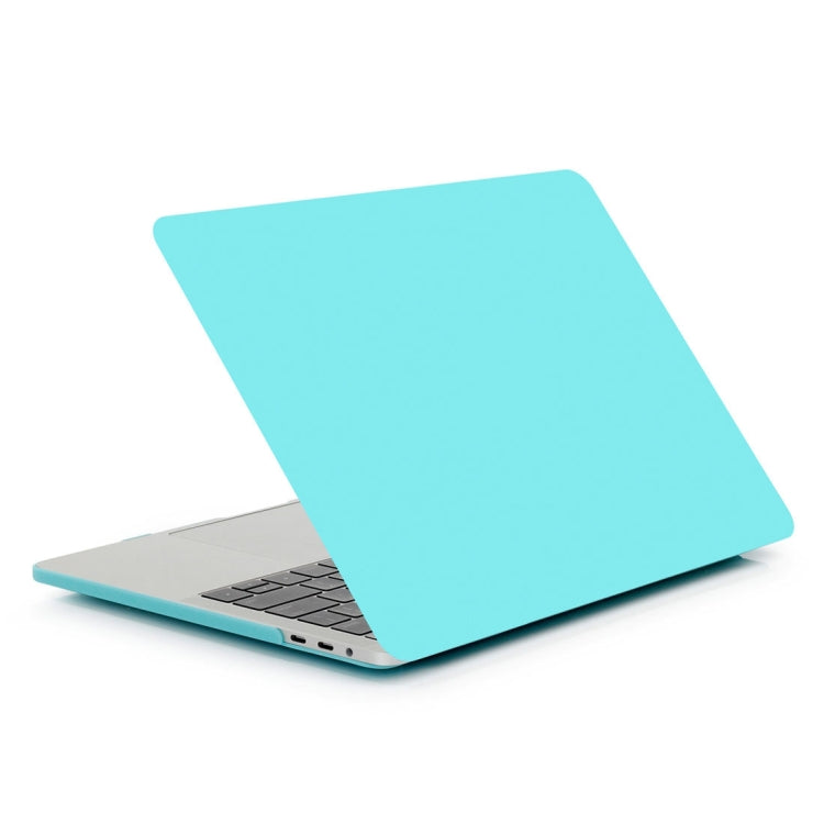 ENKAY Hat-Prince 2 in 1 Frosted Hard Shell Plastic Protective Case + Europe Version Ultra-thin TPU Keyboard Protector Cover for 2016 MacBook Pro 15.4 Inch with Touch Bar (A1707) (Blue) - MacBook Pro Cases by ENKAY | Online Shopping UK | buy2fix