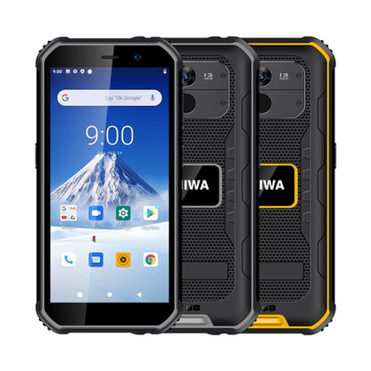 UNIWA F963 Rugged Phone, 3GB+32GB, IP68 Waterproof Dustproof Shockproof, 5.5 inch Android 10.0 MTK6739 Quad Core up to 1.25GHz, Network: 4G, NFC, OTG (Black Yellow) - UNIWA by UNIWA | Online Shopping UK | buy2fix