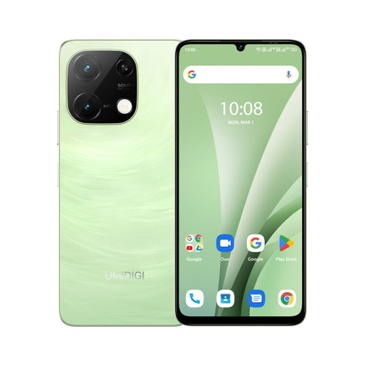 UMIDIGI G9C, 6GB+128GB, Face ID & Side Fingerprint Identification, 6.75 inch Android 14 MediaTek Helio G36 Octa Core, Network: 4G (Green) - UMIDIGI by UMIDIGI | Online Shopping UK | buy2fix