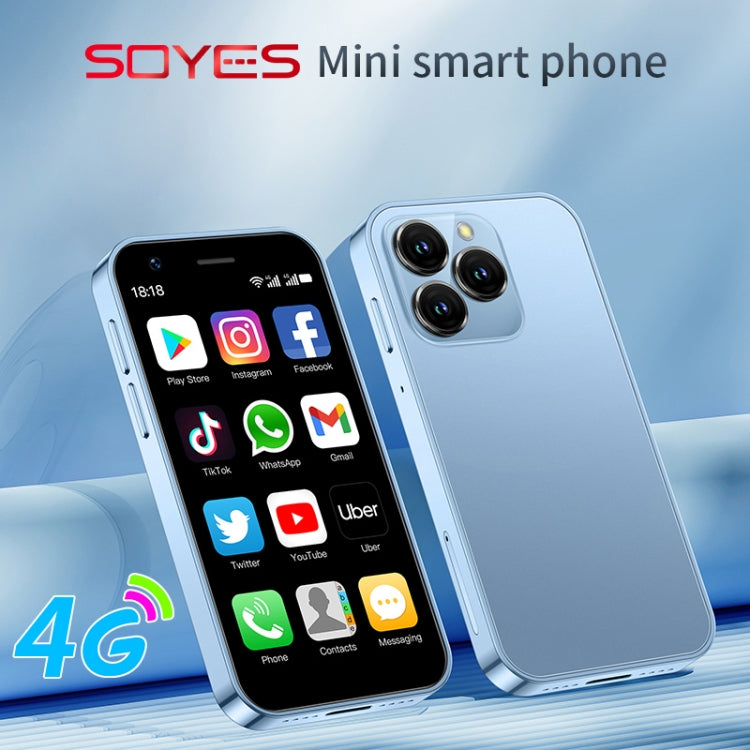 SOYES XS16, 2GB+16GB, 3.0 inch Android 10.0 MTK6737 Quad Core, Bluetooth, WiFi, Network: 4G, Dual SIM, Support Google Play Store (Blue) - SOYES by SOYES | Online Shopping UK | buy2fix