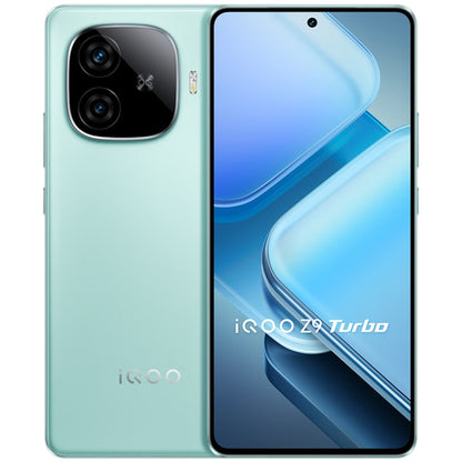 vivo iQOO Z9 Turbo, Dual Back Cameras, 12GB+256GB, Face ID Screen Fingerprint Identification, 6.78 inch Android 14.0 OriginOS 4 Snapdragon 8s Gen 3 Octa Core 3.0GHz, OTG, NFC, Network: 5G, Support Google Play (Mint Green) - vivo by vivo | Online Shopping UK | buy2fix