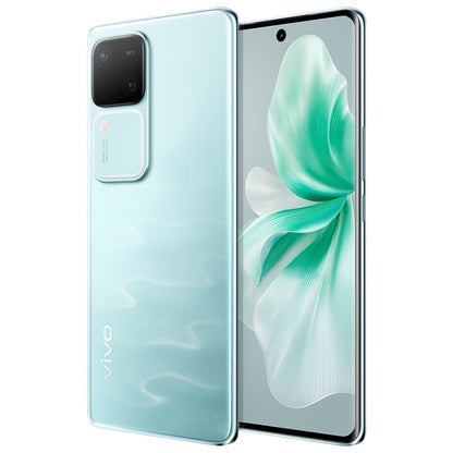 vivo S18, Dual Back Cameras, 12GB+512GB, Face ID Screen Fingerprint Identification, 6.78 inch Android 14.0 OriginOS 4 Snapdragon 7 Gen 3 Octa Core 2.63GHz, OTG, NFC, Network: 5G, Support Google Play (Blue Green) - vivo by vivo | Online Shopping UK | buy2fix