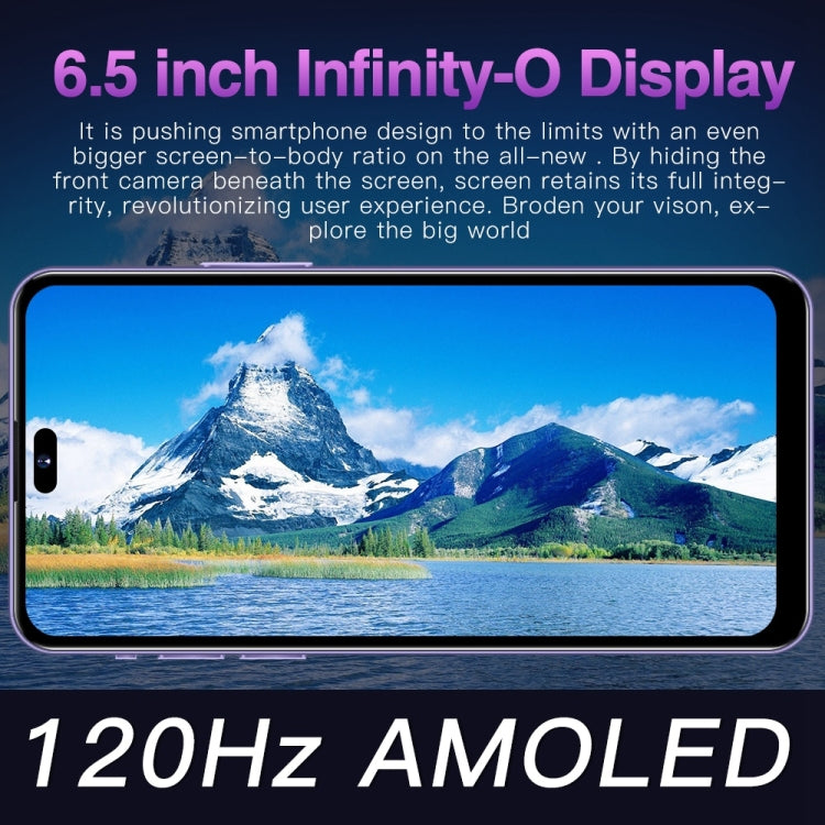 i14 Pro Max / H208, 2GB+16GB, 6.5 inch Dynamic Island Screen, Face Identification, Android 8.1 MTK6580P Quad Core, Network: 3G (Purple) -  by buy2fix | Online Shopping UK | buy2fix