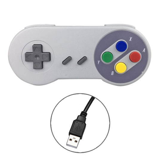 USB Interface Mixed Color Computer Wired Game Handle Controller - Pocket Console by buy2fix | Online Shopping UK | buy2fix