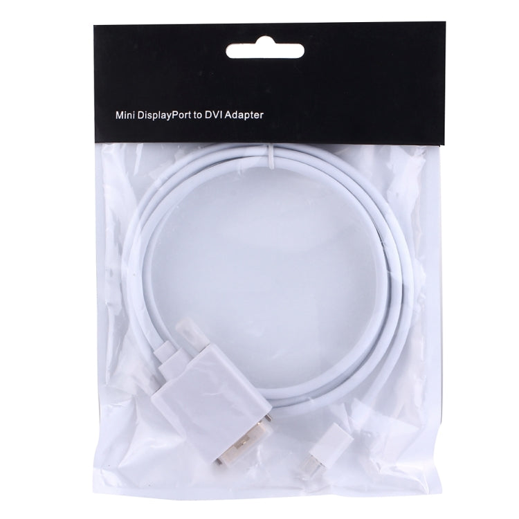 1.8m Mini DisplayPort Male to DVI Male Adapter Cable - Cable & Adapter by buy2fix | Online Shopping UK | buy2fix