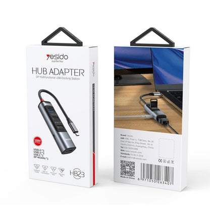 Yesido HB23 5 in 1 USB-C / Type-C Multifunction Docking Station HUB Adapter - USB HUB by Yesido | Online Shopping UK | buy2fix