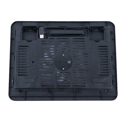 N19 USB Powered Portable Silent Fan Laptop Cooling Pad Stand (Black) - Cooling Pads by buy2fix | Online Shopping UK | buy2fix