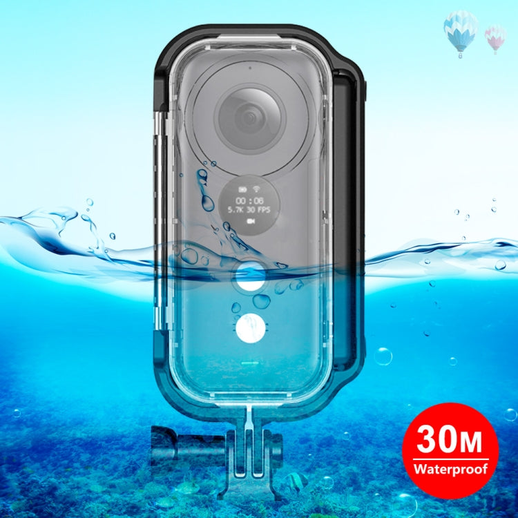 PULUZ 30m Underwater Waterproof Housing Protective Case for Insta360 ONE X, with Buckle Basic Mount & Screw - Mount & Holder by PULUZ | Online Shopping UK | buy2fix