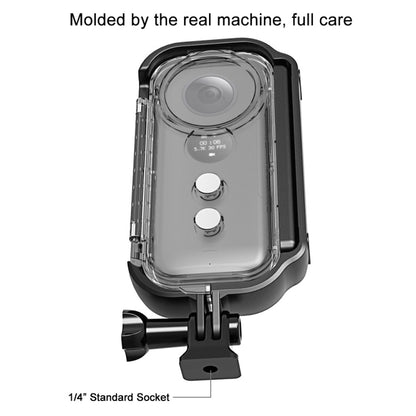 PULUZ 30m Underwater Waterproof Housing Protective Case for Insta360 ONE X, with Buckle Basic Mount & Screw - Mount & Holder by PULUZ | Online Shopping UK | buy2fix