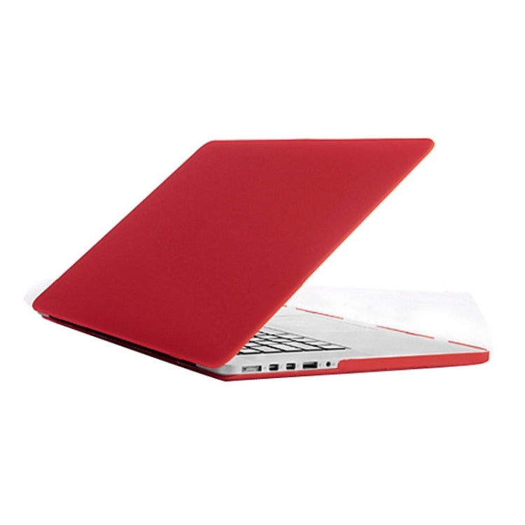 Laptop Frosted Hard Plastic Protection Case for Macbook Pro Retina 13.3 inch(Red) - MacBook Pro Cases by buy2fix | Online Shopping UK | buy2fix