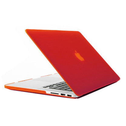 Frosted Hard Protective Case for Macbook Pro Retina 15.4 inch  A1398(Red) - MacBook Pro Cases by buy2fix | Online Shopping UK | buy2fix