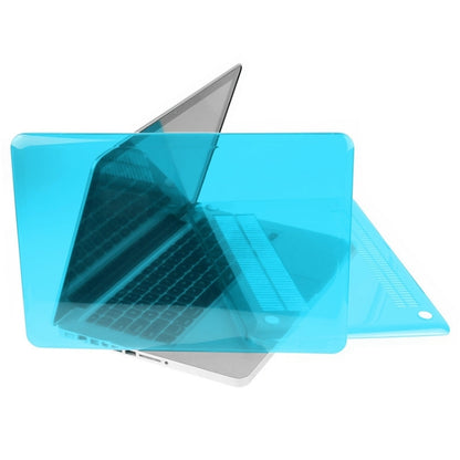 ENKAY for Macbook Pro 15.4 inch (US Version) / A1286 Hat-Prince 3 in 1 Crystal Hard Shell Plastic Protective Case with Keyboard Guard & Port Dust Plug(Blue) - MacBook Pro Cases by ENKAY | Online Shopping UK | buy2fix